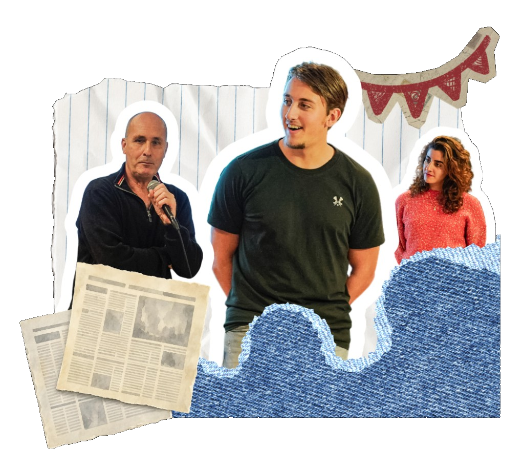 Partners en vrijwilligers van Careibu samen op een evenement